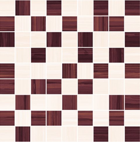 Декор STRIPES Mosaico бордо/бежевый (Ceramica Classic)